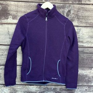 Eddie Bauer full zip fleece jacket